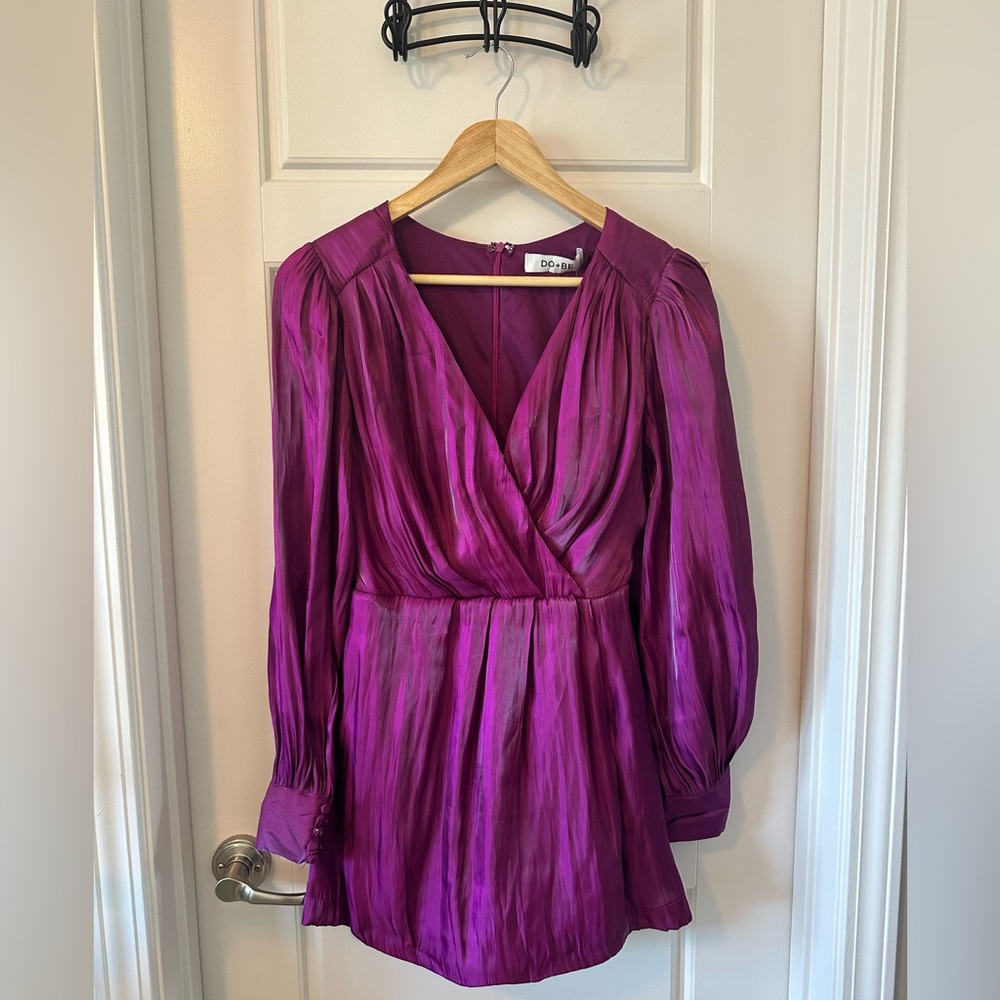 DO+BE Berry Front Wrap Romper